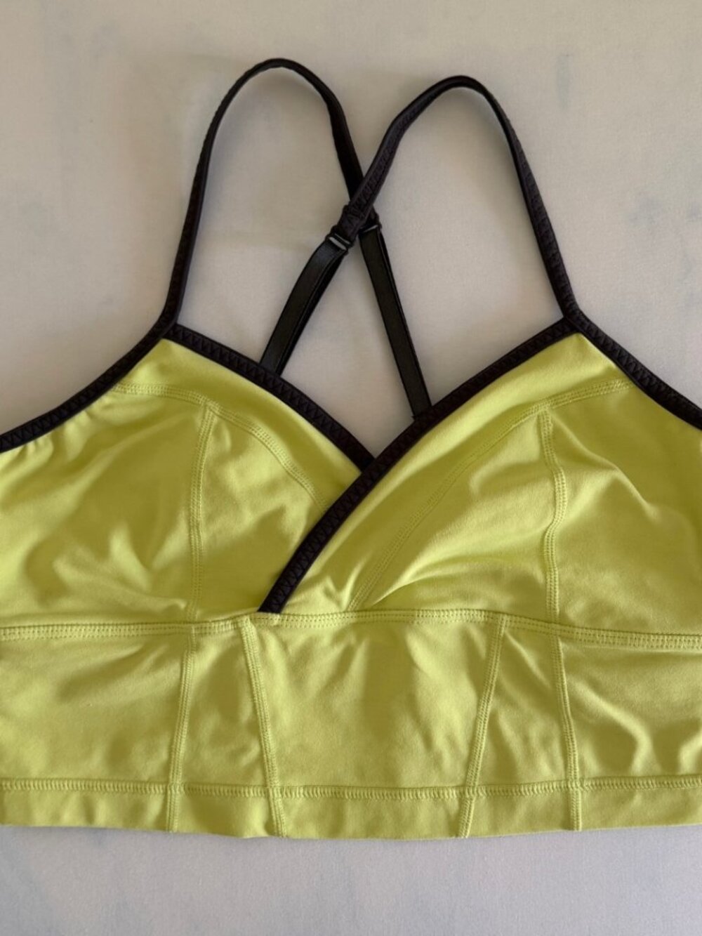 Lululemon Neon Racerback Yoga Workout Bra 'Eagle Tank' Top